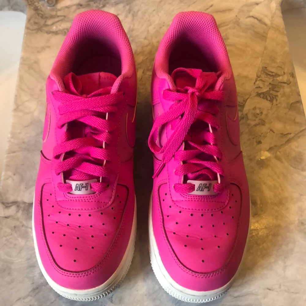 Nike Air Force ones. Hot pink. Size 7.5